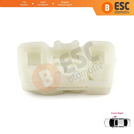 Land Rover VW Seat Ford İçin Ön Sağ Kapı Cam Kriko Klipsi
