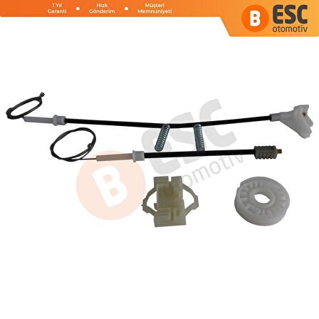 Skoda Octavia 1U İçin Arka Sağ Cam Kriko Seti 1U0839462B