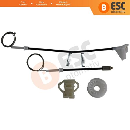 Skoda Octavia 1U İçin Arka Sağ Cam Kriko Seti 1U0839462B