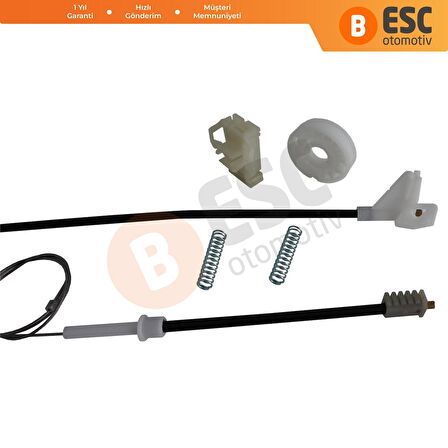 Skoda Octavia 1U İçin Arka Sağ Cam Kriko Seti 1U0839462B