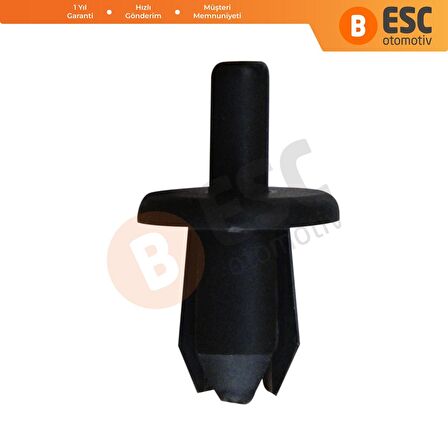 Volvo için 10 Adet Külbütör Paneli Tutucu Klipsi 91334177