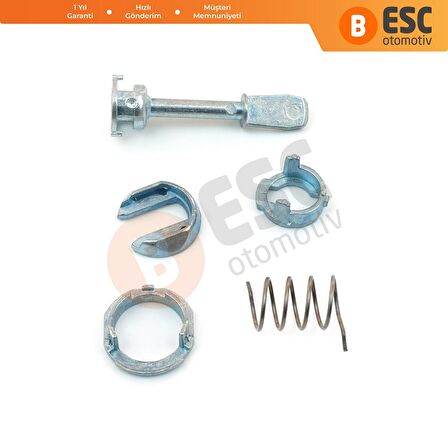VW Passat B5 İçin Ön Kapı Kilidi Tamir Takımı 3B0837167 51.5 mm