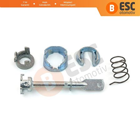 VW Caddy 2 Seat Cordoba Ibiza Inca 6K İçin Ön Kapı Kilidi Tamir Takımı 6K4837223A 68mm