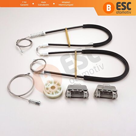 Jaguar X Type İçin Sağ Ön Kapı Cam Kriko Tamir Takımı