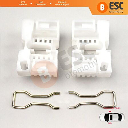 Chrysler Voyager İçin Ön Sol Sağ Kapı Cam Kriko Klipsleri