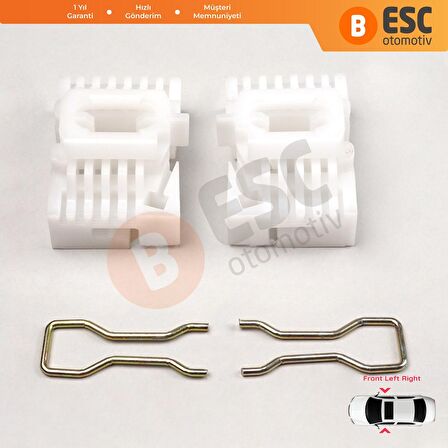 Chrysler Voyager İçin Ön Sol Sağ Kapı Cam Kriko Klipsleri