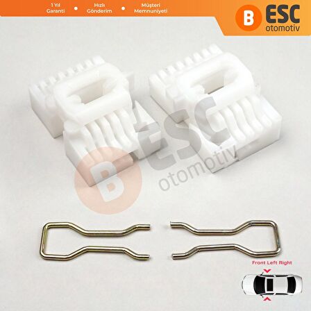 Chrysler Voyager İçin Ön Sol Sağ Kapı Cam Kriko Klipsleri