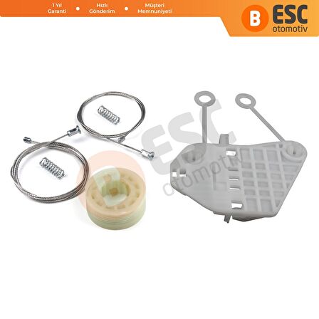 Mercedes Smart 1 98 2007 İçin Ön Sol Kapı Cam İndirme Mekanizma Tamir Takımı