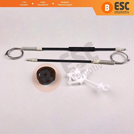 Fiat Albea Siena Palio için Ön Sol Cam Kriko Seti 46786201