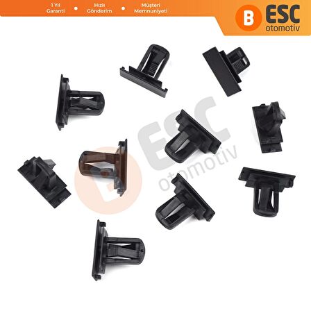 Jeep İçin 10 Adet İç Kapı Döşeme Tutucu Klipsi 55156429AA