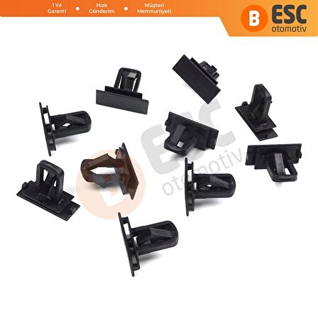 Jeep İçin 10 Adet İç Kapı Döşeme Tutucu Klipsi 55156429AA