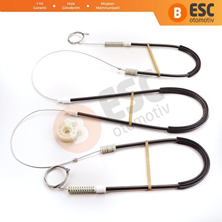 VW Golf 3 Cabriolet CC 1994 02 İçin Sağ Ön Cam Kriko Tamir Seti