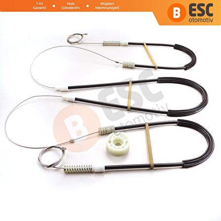 VW Golf 3 Cabriolet CC 1994 02 İçin Sağ Ön Cam Kriko Tamir Seti