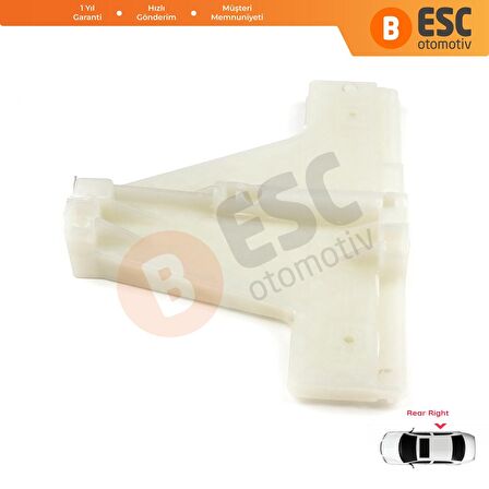 Audi A3 2004-2013 İçin Sağ Arka Cam Kriko Klipsi