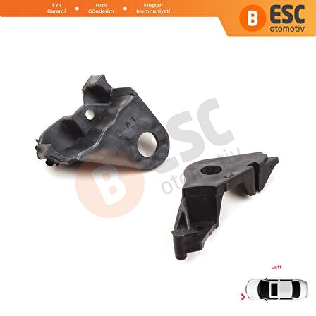 Citroen C4 MK1 LC Coupe MK1 THE 2004-2010 621283 İçin Sol Ön Taraf Far Tamir Seti 