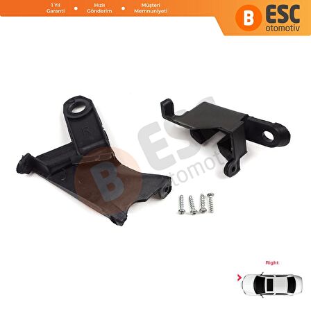 Toyota Corolla X E140 E150 Altis 2006-2010 8119412050 İçin Sağ Ön Far Ayak Tamir Seti 