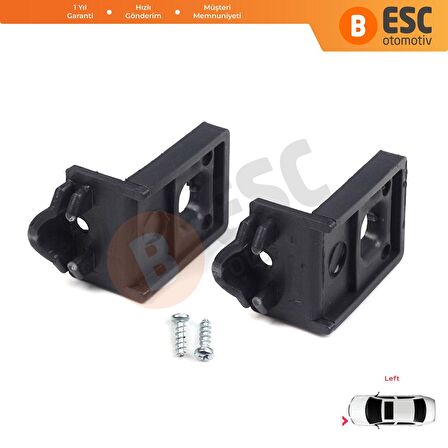 VW Touran MK1 2003-2010 Caddy MK3 2004-2010 1T0998225 İçin Sol Ön Far Ayak Tamir Seti 