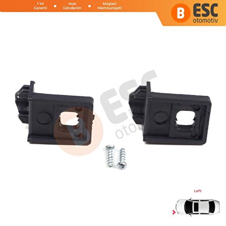 VW Touran MK1 2003-2010 Caddy MK3 2004-2010 1T0998225 İçin Sol Ön Far Ayak Tamir Seti 