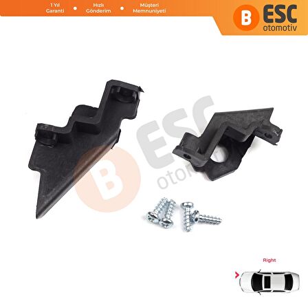 VW Polo MK5 6R 6C 61 2009-2016 6R0998226 İçin Sağ Ön Far Ayak Tamir Seti 