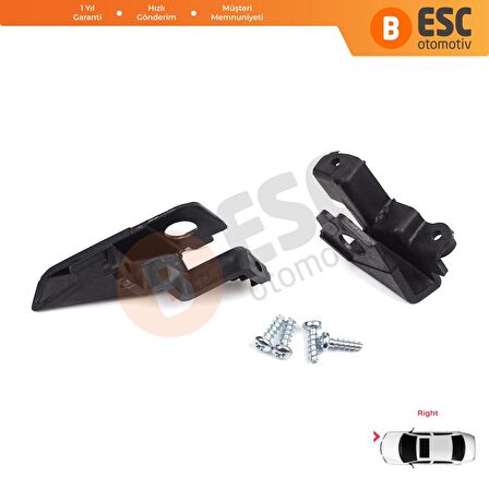 VW Polo MK5 6R 6C 61 2009-2016 6R0998226 İçin Sağ Ön Far Ayak Tamir Seti 