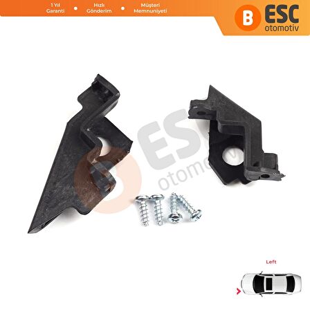 VW Polo MK5 6R 6C 61 2009-2016 6R0998225 İçin Sol Ön Far Ayak Tamir Seti 