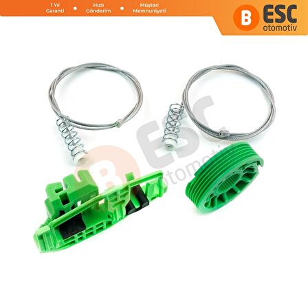 BMW 1 E87 5 Kapı Hatchback İçin Sağ Cam Kriko Seti