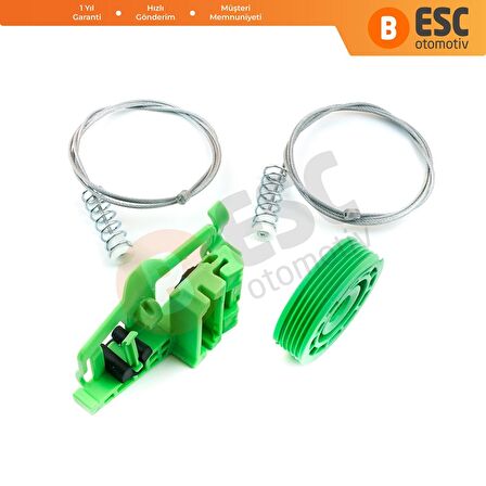 BMW 1 E87 5 Kapı Hatchback İçin Sağ Cam Kriko Seti