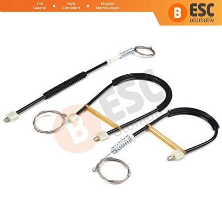 Opel Astra J 2009-2014 İçin Ön Sol Cam Kriko Tamir Seti