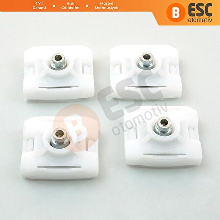 Mercedes İçin 4 Adet Tüm Kapılar Cam Kriko Klipsi A 1267200042