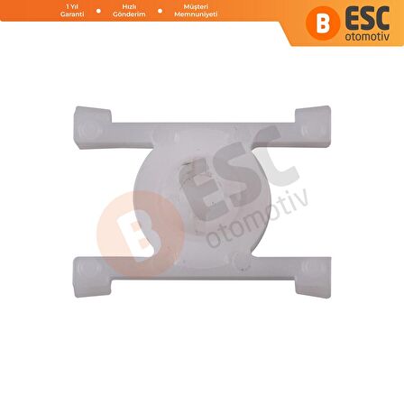 BMW için 10 Adet Kapı Panel Klipsi Beyaz 51131829904