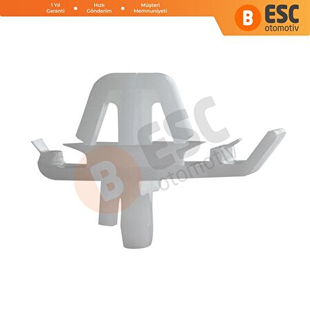 Mercedes için 10 Adet Çeyrek Panel Kalıp Klipsi 001 988 63 81