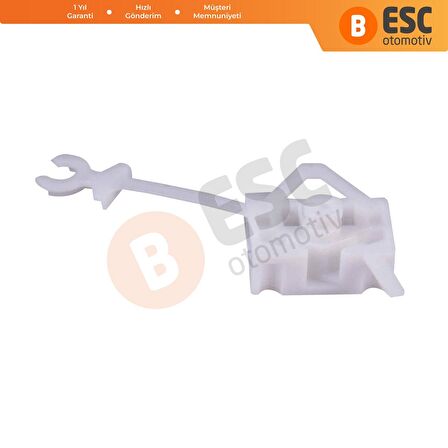 Fiat Panda Iveco Euro Bus 2003-2012 İçin Ön Sol Kapı Cam Kriko Klipsi