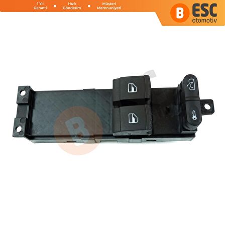 VW;Skoda;Seat İçin Sol Ön Pencere Kontrol Paneli Anahtarı:1J39598