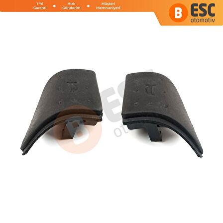 Opel İçin 2 Adet Sağ ve Sol Taraf Direksiyon Korna Düğmesi Kapağı