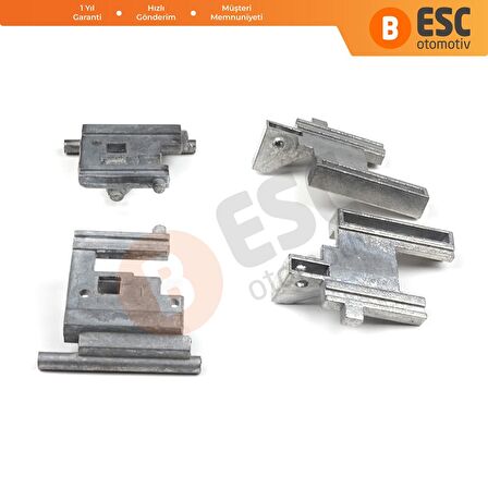 Renault Clio MK2 için Sunroof Kızak Metal Ayak Seti 8200085721