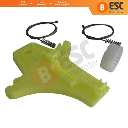 VW Tiguan (5N) 2007-On İçin Arka Sağ Cam Kriko Tamir Seti