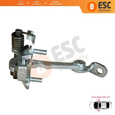 Peugeot 206 206+ HB CC SW İçin Ön Sağ veya Sol Kapı Gergi Yayı 9181C8 