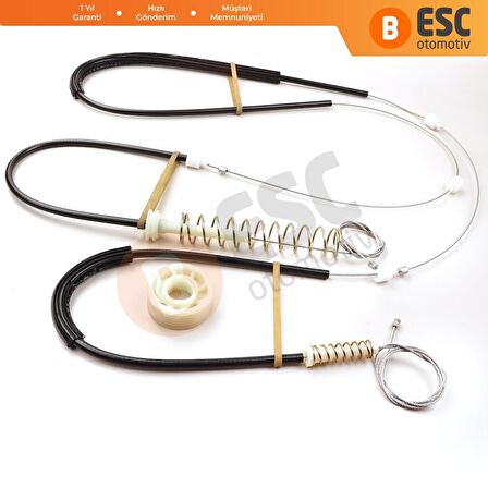 BMW E39 2000-2004 İçin Ön Sağ Cam Kriko Tamir Seti