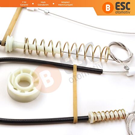 BMW E39 2000-2004 İçin Ön Sağ Cam Kriko Tamir Seti