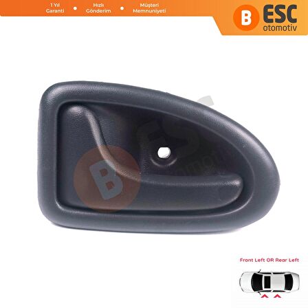 Renault Megane 1 1995-2002 İçin Gri Sol Kapı İç Açma Kolu 8200028994