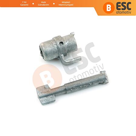 Mercedes W124 S124 İçin Ön Sağ Kapı Kilidi Tamir Seti 37.5 mm 1247600177