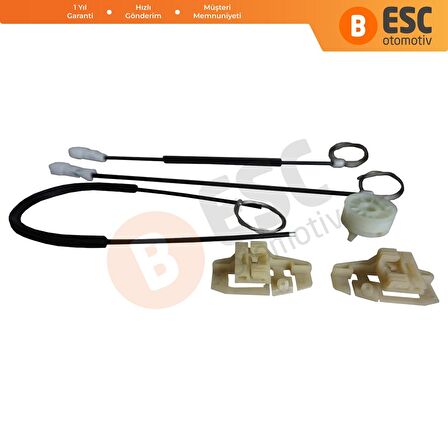 Citroen Xsara 1997-2005 İçin Ön Sol Cam Mekanizması Takımı