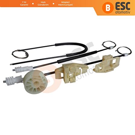 Citroen Xsara 1997-2005 İçin Ön Sol Cam Mekanizması Takımı