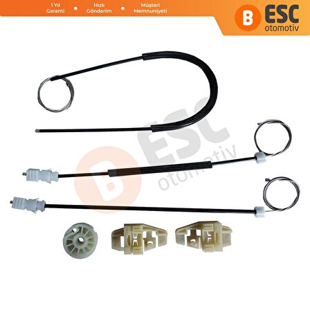 Citroen Xsara 1997-2005 İçin Ön Sol Cam Mekanizması Takımı