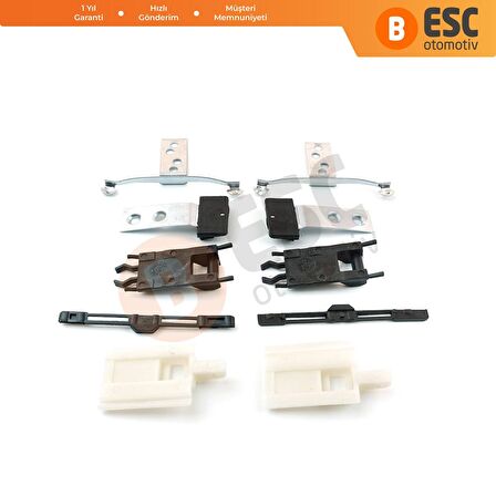 Bmw E46 1998-2004 Için 10 Parça Sunroof Tamir Seti: 54138246027