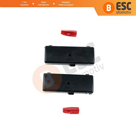 BMW X5 E53 E39 İçin Klima Kontrol Sıcaklık Arttırma Düğme Kapağı Seti 6972163