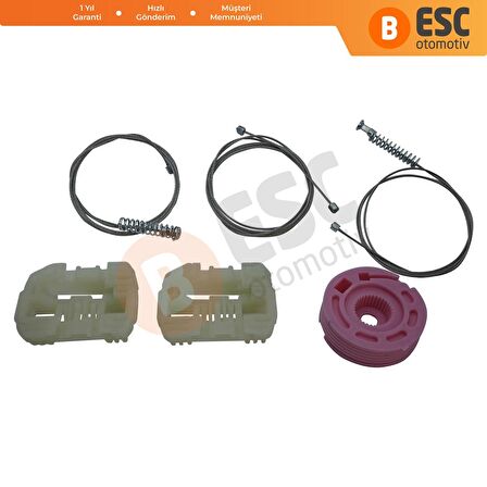 Hyundai i30 MK1 2007-2011 İçin Sol Ön Cam Kaldırma Mekanizması Takımı