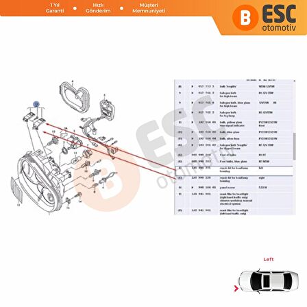 VW Golf MK4 A4 1J HB Sedan Estate 1997-2006 1J0998225 İçin Sol Ön Far Ayak Tamir Seti