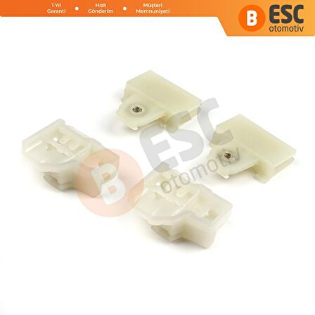 Pontiac İçin 4 Adet Ön Sol Cam Mekanizması ve Taşıyıcı Klipsleri