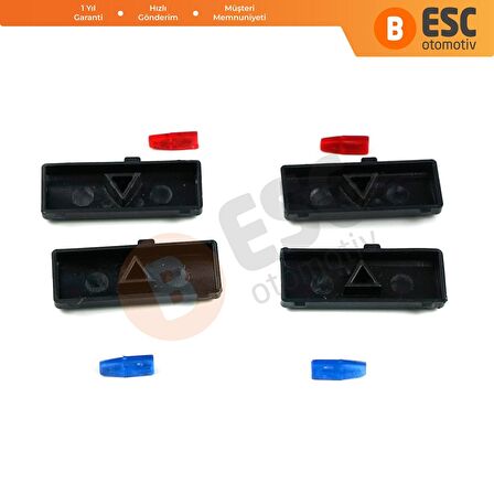 BMW X5 E53 E39 İçin Klima Kontrol Isı Sıcaklık Arttırma Azaltma Düğme Kapak Seti 6972163